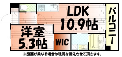 間取り：リビング10帖以上