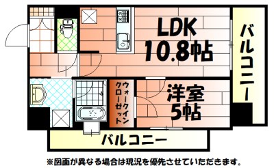 RJRプレシア西小倉駅前 間取り