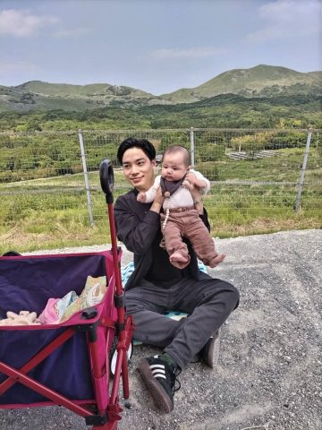 イケメンぱぱとバーベキュー