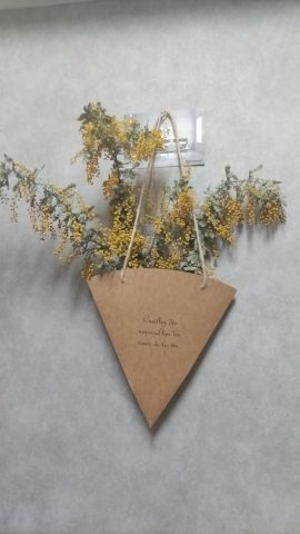 お誕生日のお花。