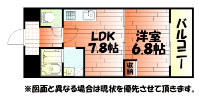 エルザビル馬借 間取り