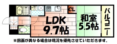 エルザビル馬借 間取り