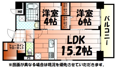 Mys Casette Kokura（ミースカセッタ小倉） 間取り